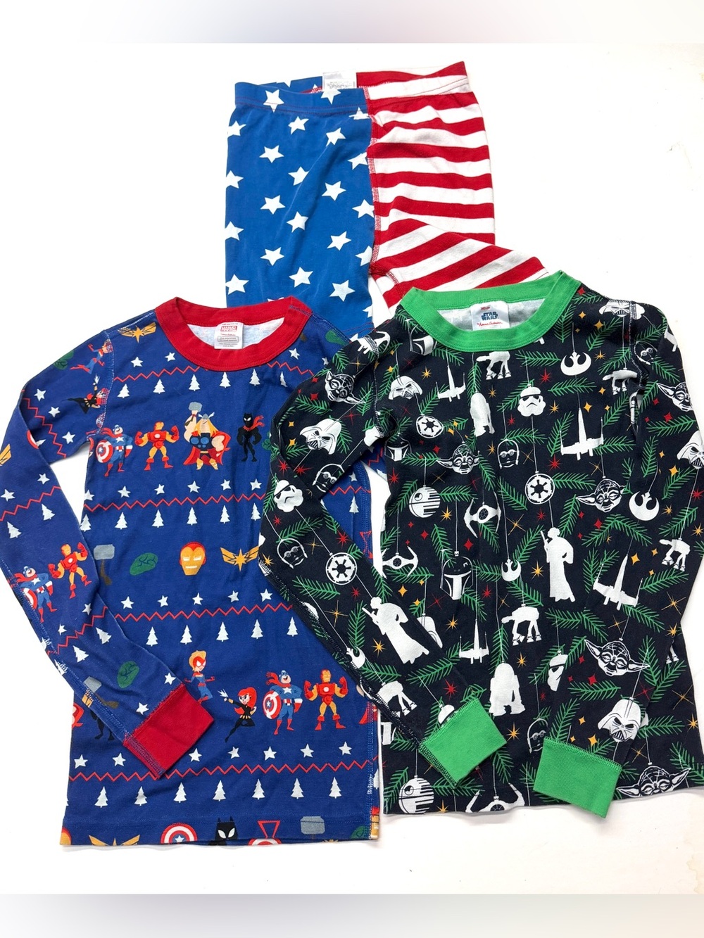 Hanna Andersson Star Wars Marvel Kids Pajama Set Bundle Lot